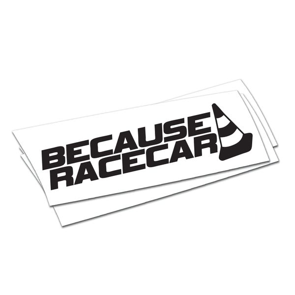 because race car sticker
