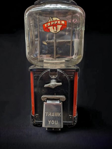 1 Cent Topper Gum Ball Machine