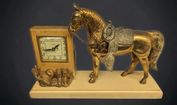 United Horse Clock