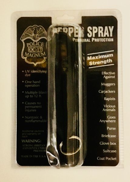 Pepper spray black