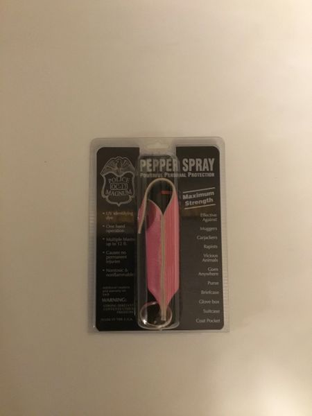Pepper spray pink