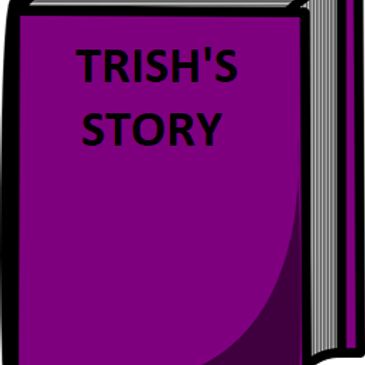 Trish was the first girl that I tried to date who had bangs and paste them on her forehead with cum.