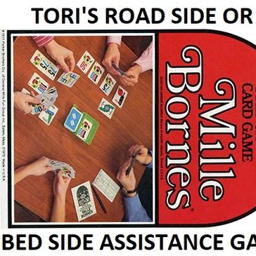 Since it was a road trip for me to see Tori, I asked her to help re-invent this classic card game 