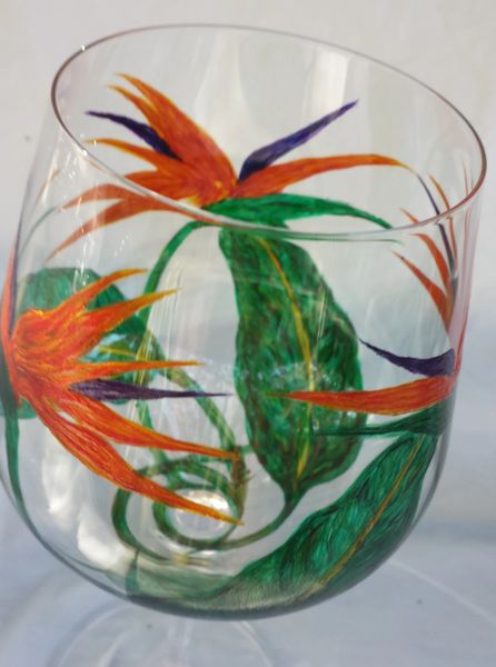 Paradise Cups - Handmade Drinking Glasses - Unique Glass Art - How