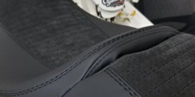 CKT Custom Trim - Custom motorcycle seat featuring