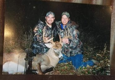 Successful Whitetail Hunting Client in SW Wisconsin with his Mature 4.5 yr old Buck. 