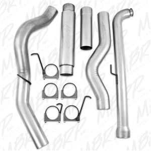 MBRP 6020AL 5" Turbo Back W/Muffler Aluminized Exhaust 01-10 Duramax **ON BACKORDER**