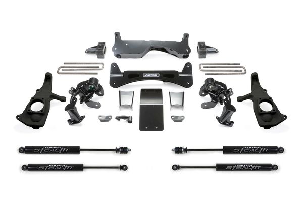 Fabtech 11-18 GM 2500HD/3500 6″ RTS SYSTEM W/ STEALTH SHOCKS