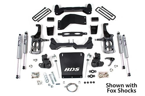 BDS 11-19 GM 2500/3500 4-1/2" Suspension Lift Kit w/ Fox shocks