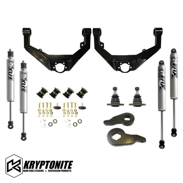 KRYPTONITE STAGE 3 LEVELING KIT WITH FOX SHOCKS 2001-2010