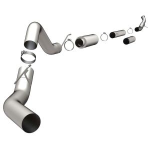 Magnaflow 18980 - 4" Aluminized Downpipe Back Straight Pipe Fits 2001-2010 Duramax