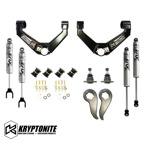 KRYPTONITE STAGE 3 LEVELING KIT WITH FOX SHOCKS 2020+