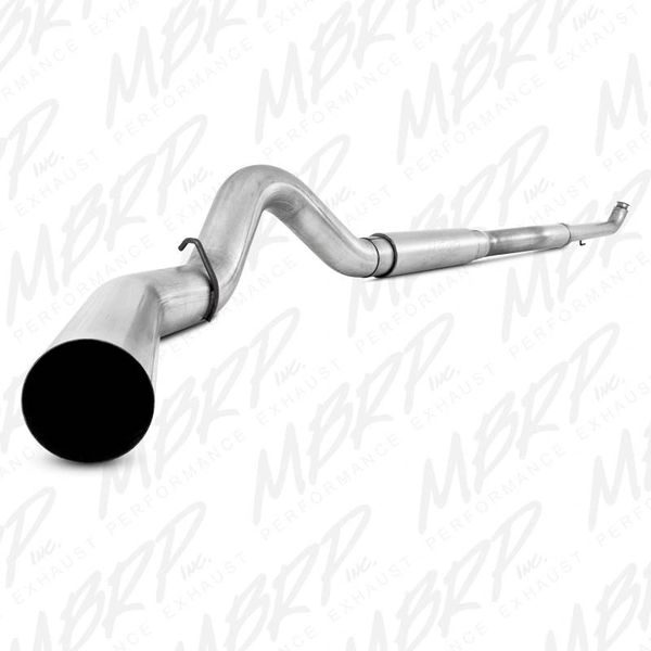 MBRP S60210P 5" Aluminized turbo back exhaust system for 01-04.5* GM 6.6L Duramax, With muffler **on back order**