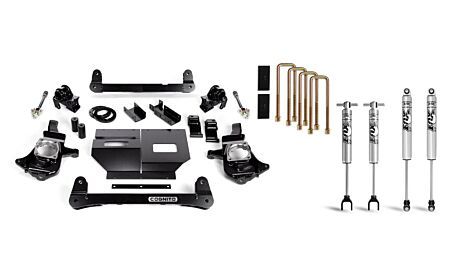 Cognito 4-Inch Standard Lift Kit with Fox PSMT 2.0 Shocks for 11-19 Silverado/Sierra 2500/3500 2WD/4WD