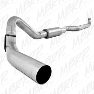 MBRP 4" Aluminized Turbo Back for 01-10 GM 6.6L Duramax - Performance Series Exhaust