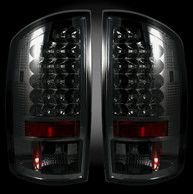 Recon Dodge 07-08 RAM 1500 & 07-09 RAM 2500/3500 LED TAIL LIGHTS - Smoked Lens