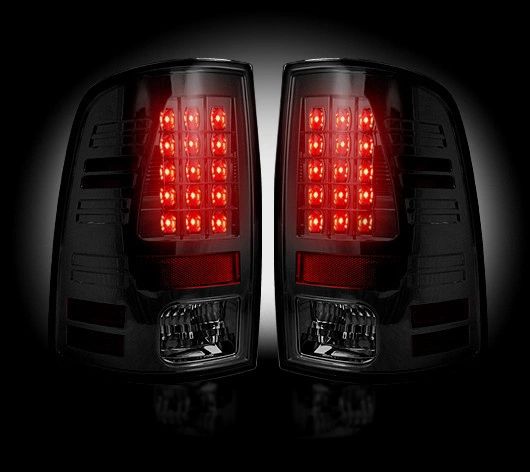 Recon LED Taillights - Smoked Lens Dodge 09-14 RAM 1500 & 10-14 RAM 2500/3500