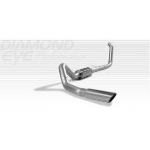 Diamond Eye 4" Aluminized Turbo Back for 94-02 Dodge 5.9L Cummins - No tip