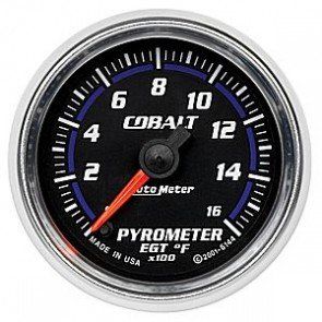 AUTOMETER 6144 COBALT 2-1/16in. 0-1600 F PYROMETER