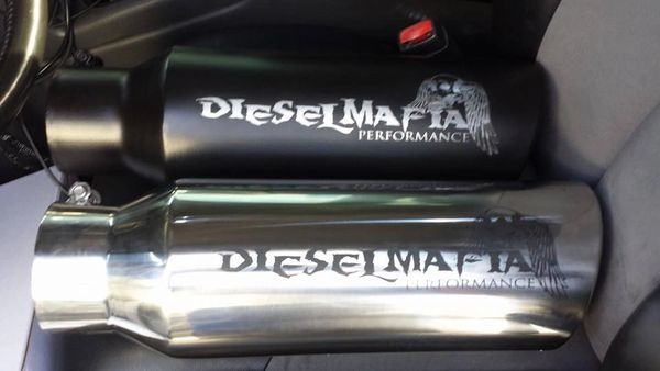 DIesel Mafia Performance Black Tip 4''-6'' x 18''