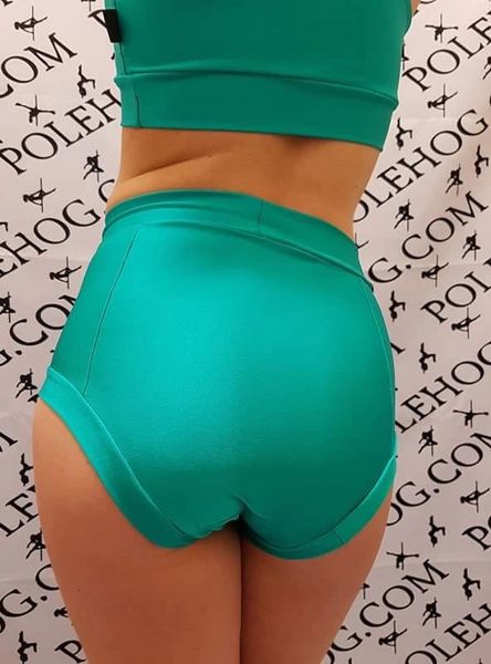 Kelly green (full) high waisted panel pant