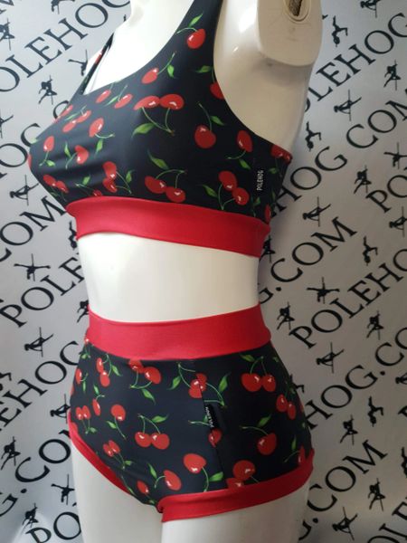 🍒 cherry (full) high waisted fitted pant