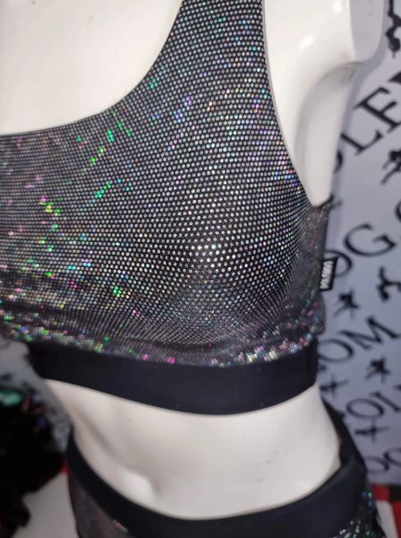 Silver holographic ZITTO racer top