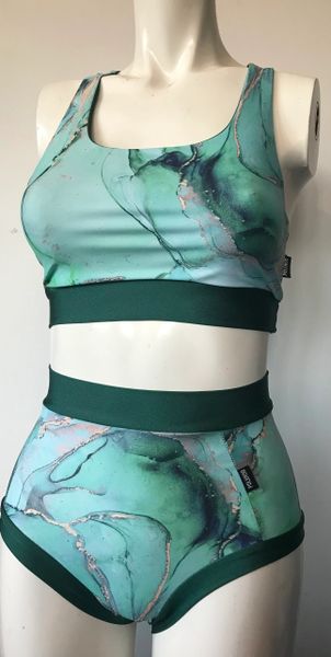 Mint Ethereal (full) high waisted fitted pant