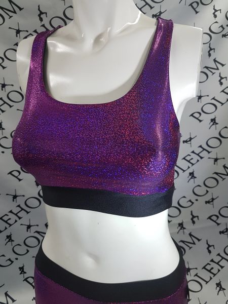 Sugar plum diamond dust top