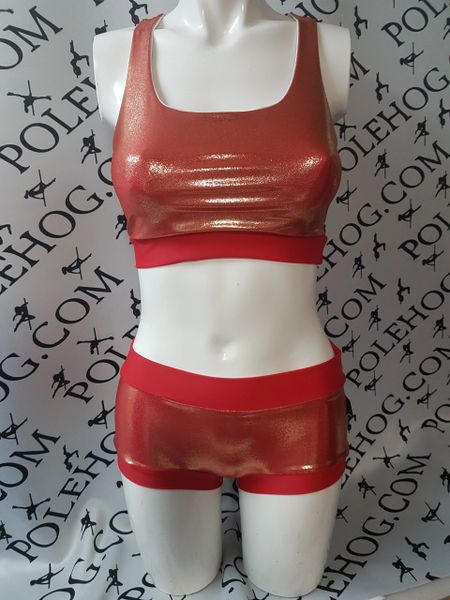 summer sunset shine racer top