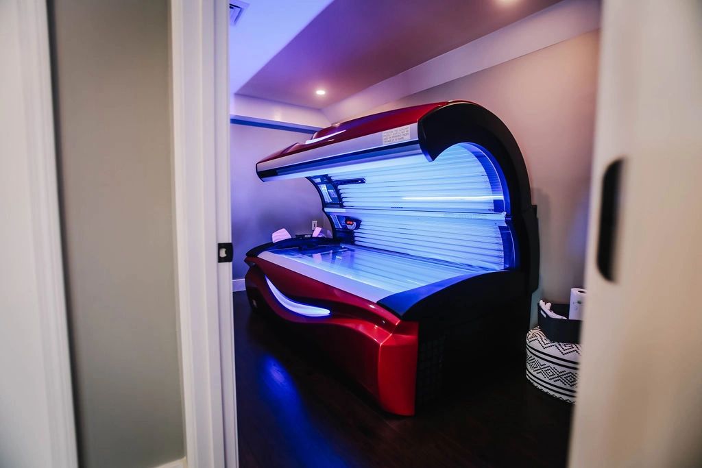 Hometown Tan is located 13 miles from Paxton Ma. The level 3 tanning bed at the tanning salon.
