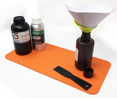 Slap Mat - Resin printing silicon mat for cleanup