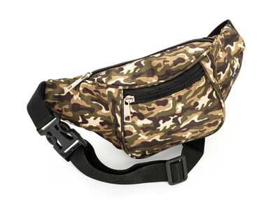 Camouflage bum bag holiday money wallet belt festival fishing camping holiday 