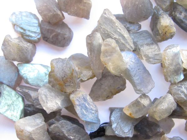 Bead Supplies for making jewelry - LABRADORITE Beads Rough Organic Raw Top Drilled Flash Freeform Unpolished Raw Gemstone bead