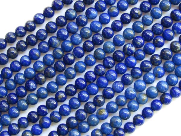 LAPIS Lazuli BEADS 4mm Round A Grade Natural Blue Gemstone 100 pc Strand Undyed
