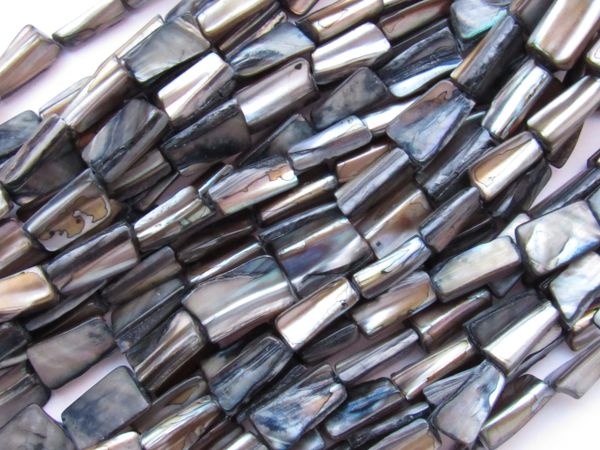 Tahiti shell BEADS Jewelry making supply 15-16mm bulk black shell strands