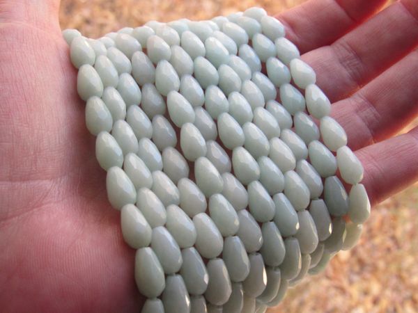 Bead Supply Aventurine BEADS 10x6mm Teardrop Natural length drilled for making jewelry
