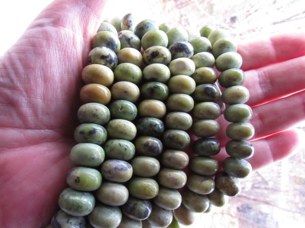 Genuine TURQUOISE BEADS Natural Yellow 12x8mm Rondelle Quality bead supply unique Gemstone making jewelry