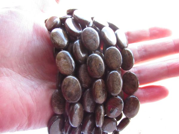 Bronzite BEADS 18x13mm Oval Multicolor Smooth polished gemstone bead supply for making jewelry