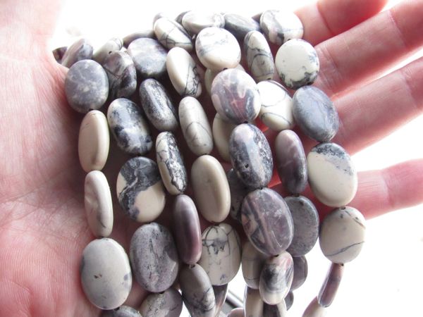 Porcelain JASPER BEADS 18x13mm Oval multicolor Smooth polished supplies for making jewelry
