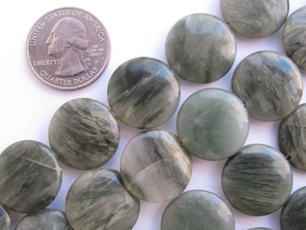 Silver JASPER BEADS 20mm Coin 20 pc Stand AA Grade Natural Gemstone flat round for making jewelry