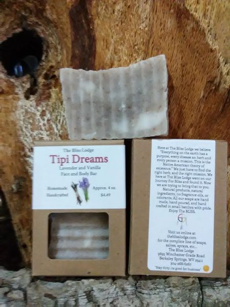 Tipi Dreams Lavender & Vanilla Bath Bar
