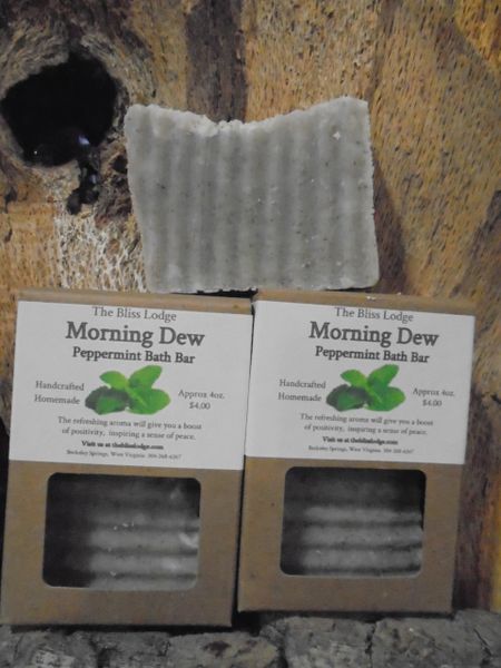 Morning Dew Peppermint Bath Bar