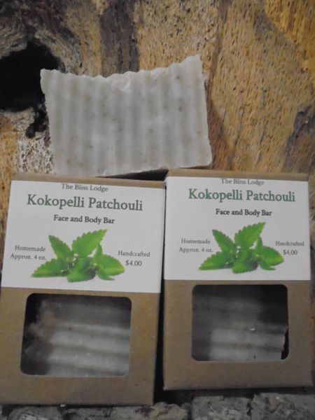 Kokopelli Patchouli Face and Bath Bar