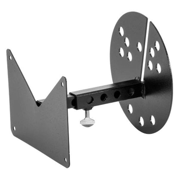 Rock Hard 4x4 Jeep JK License Plate Relocation Bracket with LED 3rd Brake Light and Plate Light