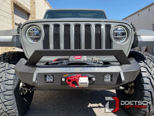 Road Armor Stealth Front Mid Width Winch Bumper with Bar Road Armor Stealth Front Mid Width Winch Bumper with Bar
