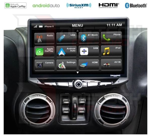 STINGER HEIGH10 JEEP WRANGLER JK (2007-2018) COMPLETE STEREO