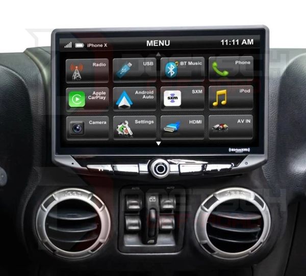 STINGER HEIGH10 JEEP WRANGLER JK (2007-2018) COMPLETE STEREO