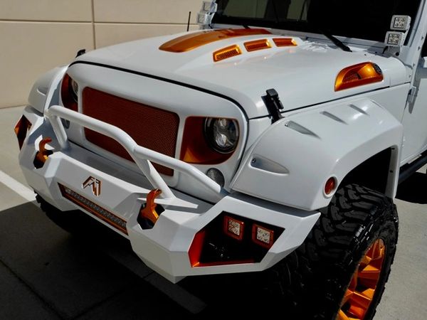 Urban Krawler Agressive Vented Hood 07-18 Jeep Wrangler JK