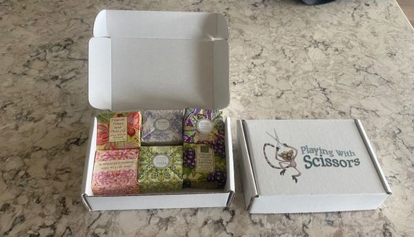 Gift soap box sampler